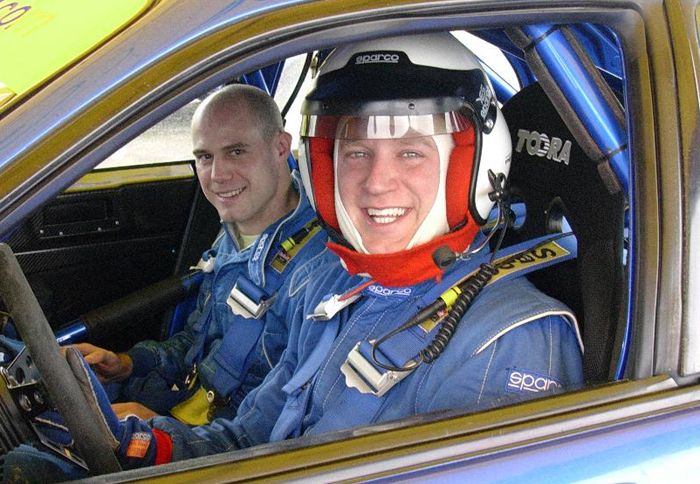 Δύο από τους οδηγούς, οι Andrew Coley και Martin Rowe σε προηγούμενό τους αγώνα.